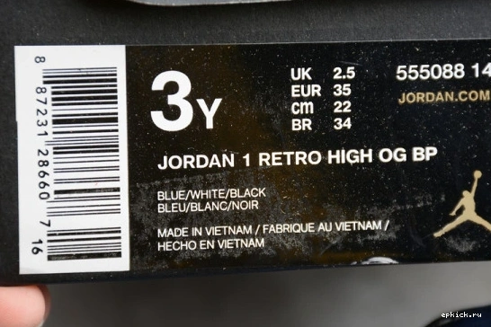 Cheap EP University 555088-140 Jordan Kids 1 Air Obsidian (555088-140) Blue Kid 0228